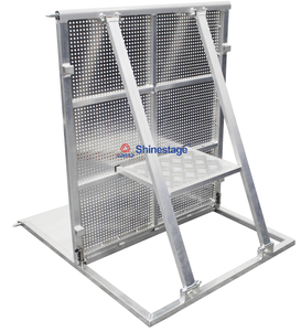 מחסום קהל מאלומיניום, מחסום Mojo, מחסום בקרת קהל, גדר פלדה בצבע ירוק-ירוק, בטיחות, חיצוני, פסטיבל מוזיקה, קונצרט - Product Image 2