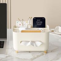Boîte à mouchoirs pour le rangement, porte-mouchoirs en papier facial, organisateur de bureau, boîte décorative pour télécommande, pour la maison et le bureau