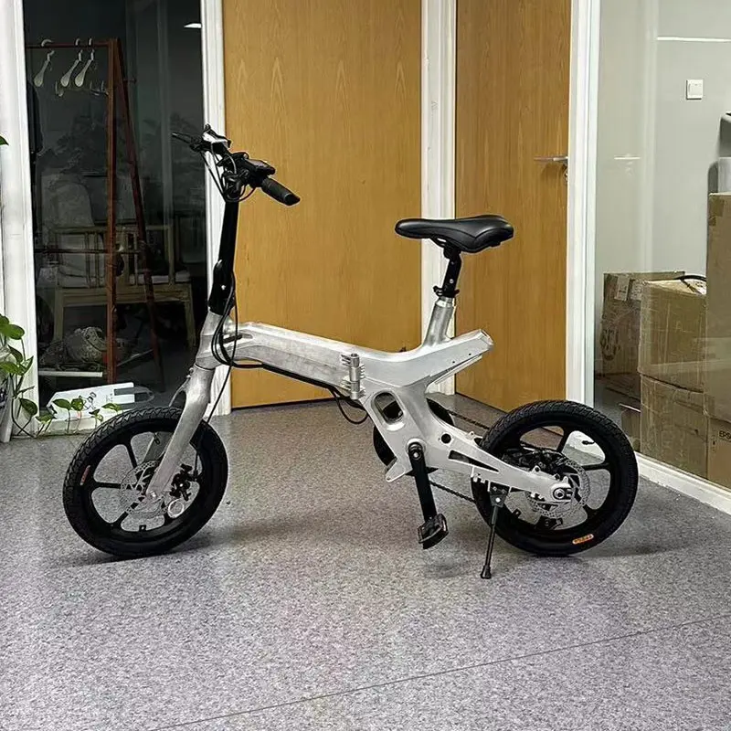 A buon mercato in alluminio e-bike 250W 36V 16 pollici a 30 velocità motore ultra-piccolo elettrico bicicleta batteria al litio bicicletta