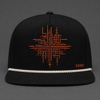 Casquette Trucker 5 Panneaux Vintage Personnalisée avec Broderie, Visière en Mousse et Filet, Style Urbain Chicano Côte Ouest, Vente en Gros