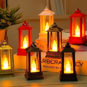 Retro <b>Small</b> LED Lantern Creative Electronic <b>Candle</b> Oil Lamp Battery Operated Christmas Weddings Birthdays Decorative Gift - Product Image 4