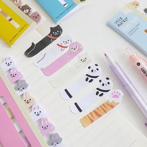 Cute Animal Cartoon Portable Memo Pads Colorful Bookmarks Sticky Notes Creative <b>Journal</b> Office Supplies for Note-Taking - Product Image 3