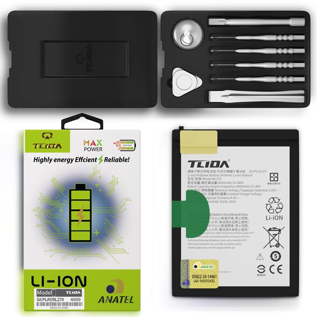 TLIDA Original High Capacity 3.85V 4000mAh Rechargeable Battery for BL270 Mobile Phone with 12-Month Warranty in Stock