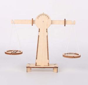 Balance à levier en bois à faire soi-même, balance de pesage, jouet éducatif d'équilibre pour l'enseignement des sciences et des mathématiques pour <span class=keywords><strong>les</strong></span> élèves et <span class=keywords><strong>les</strong></span> enfants - Product Image 2