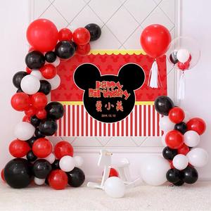 निर्माता बेचता नए दौर रूसी 18 इंच 1st खुश जन्मदिन गुब्बारा सेट - Product Image 3