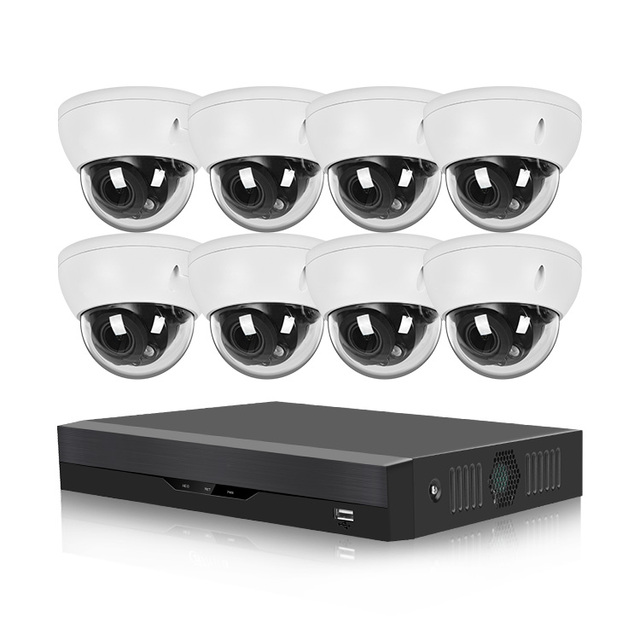 16CH 8MP Smart Dual Lens IP POE Camera System OEM AI Detection 8CH Security Bullet Dome Network Camera CCTV 4K NVR Kit