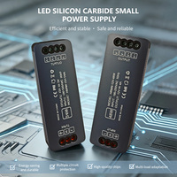 Adaptador de Corriente para Tira de Luz LED Mini de Aluminio HUARON HRMN 12V/24V, IP44, Certificado CE, Uso Industrial, Sin Parpadeo