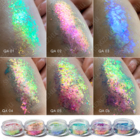 Pigment en paillettes effet miroir multicouche caméléon de qualité cosmétique Shengzhu, série QA, pour vernis à ongles et cuir (inorganique)