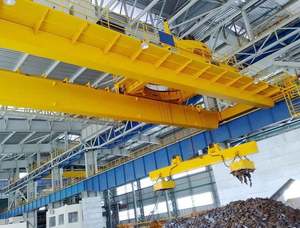 25Ton Double poutre pont roulant 12m portée 15m hauteur de levage chariot de levage électrique PLC contrôle - Product Image 5