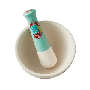 Tùy Chỉnh Sứ Vữa Và Bằng Gỗ Pestle Embosed Logo Gốm Máy Xay Bát Và Mixer Cho Dược Hoặc Khoa Học Phòng Thí Nghiệm - Product Image 3