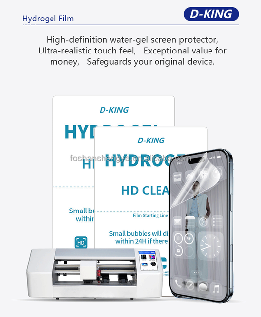 Manufacturer HD Clear Waterproof Eye Protection Anti Fatigue Hydrogel Protective Film Screen Guard for Mobile Phone Shop Store