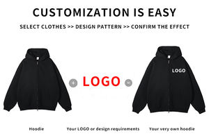 Sudadera con Capucha Personalizada, Gruesa, Transpirable, de 380g, Estilo Urbano, Holgada, para Hombre, de Poliéster y Algodón, Tallas Grandes, Estampada - Product Image 3