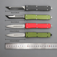 Vente en gros de couteau de poche EDC multifonction de haute qualité, lame en acier inoxydable 440, manche en alliage d'aluminium, personnalisable DIY OEM