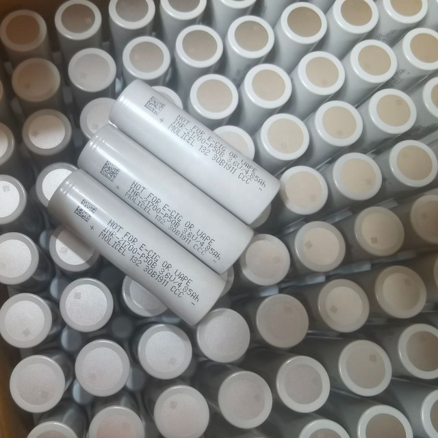 100% Grade-A Molicel New Battery INR21700-P50B 5000mAh 3.6V 50A INR21700 P50B Li-ion Battery for Power Packs