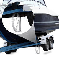 AMBITION Cric pour remorque de bateau Cric pour pneu de remorque Véhicules à essieu simple Cric de levage facile pour bateau à usage intensif