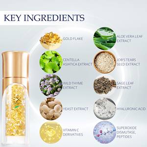 Moisturizer Facial Cosmetic Golden Moisturizing Luxury Lotion Face Japan Skincare Wholesale luxury skincare packaging - Product Image 3