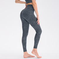 Fabrik-OEM Neues Design Batik-Leggings mit Hoher Taille, Bauchkontrolle, Eng Anliegende Yoga-Hose, Bedruckte Hüftliftende Fitness-Sportleggings