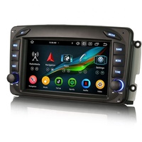 Erisin ES5563C Android 14 GPS SatNav Pantalla IPS BT5.0 Reproductor para Auto Benz Clase C DSP DAB 4G WiFi CarPlay Amplificador RGB Tarjeta SD