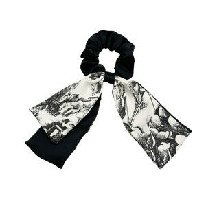 Gros nouveau style de tissu imprimé grands <span class=keywords><strong>cheveux</strong></span> chouchous colorés à la main vacances élastiques bandes de <span class=keywords><strong>cheveux</strong></span> pour les femmes - Product Image 5