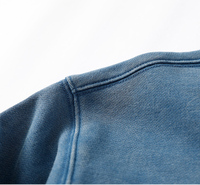 Design personnalisé rétro vieux pull à capuche en coton lourd pour hommes 425g lavé à la pierre 100% sweats à capuche en coton avec impression numérique