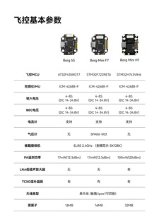 <span class=keywords><strong>Iflight</strong></span> Borg H7มินิสแต็ค4-8วินาทีเครื่องควบคุมการบิน60A ไร้แปรงถ่าน ESC ในตัว500mW elrs 20x20 ffly Tower สำหรับ RC PV Drone - Product Image 5