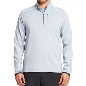 Men's Golf Pullovers With Invisible Pockets Performance <strong>Mid</strong> <strong>Layer</strong> Quarter 1/4 Zip Long Sleeve Pullovers Jumpers for Mens - Product Image 1