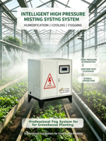 Système de brumisation électrique en acier inoxydable haute pression 100 bars pour l'agriculture et l'élevage