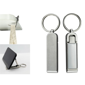 Llavero Multifuncional Ecológico de Aleación de Zinc con Gancho para Bolsa <span class=keywords><strong>y</strong></span> Soporte para Teléfono Móvil - Product Image 2