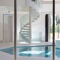 Escalier en colimaçon Prima Commercial Space, style minimaliste, fabrication exquise, produit très demandé