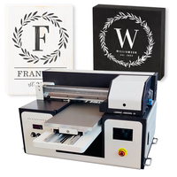 A3 UV Flatbed Printer Dual XP600 Digitale Inkjetmachine 3D Emboss Vernis Snel Droogende Inkt voor Hout Acryl Kunststof Siliconen