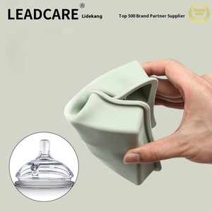 แม่พิมพ์น้ำแข็งซิลิโคนพร้อมฝาปิดแบบง่ายต่อการถอดกล่องน้ำแข็งแช่แข็งและไอศครีมในครัวเรือนสำหรับการจัดเก็บ - Product Image 3