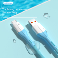 Nouveau câble USB tressé en nylon de 3 pieds, 60W 5A, charge rapide, câble de données 8 broches Type C pour iPhone, Android et imprimante