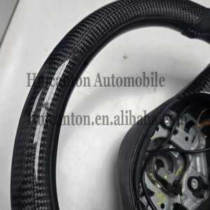 Nouveaux produits explosifs : Volant perforé en cuir et fibre de carbone pour BMW X5 X6 E70 E71 - Product Image 2