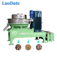Broyeur à granulés de biomasse verticale LUODATE 10-25TPH pour bois dur, machine de pressage de bois pour la production de granulés de combustible biomasse