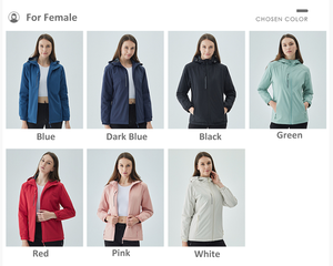 Giacche con cappuccio da <span class=keywords><strong>uomo</strong></span> giacca a vento impermeabile Design personalizzato per giacche da pioggia Unisex giacca a vento con Zip cappotto Soft Shell - Product Image 3