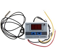 Thermostat 12V /24V / 220V XH-W3001 Contrôleur de Température Numérique W3001 Refroidissement Chauffage Interrupteur Thermostat + Capteur NTC