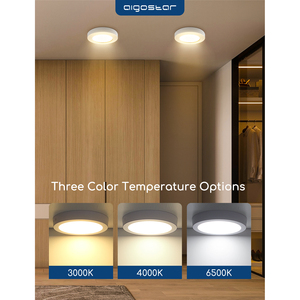 Aigostar 6W 600LM LED luce da soffitto caldo bianco 3000K Design moderno lampada a LED per casa ufficio cucina soggiorno camera da letto corridoio - Product Image 4