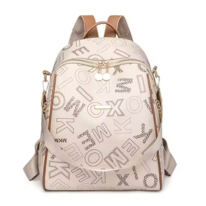 Mochila Cruzada de Moda para Mujer, Estilo PU con Letras y Cierre de Cremallera - Product Image 4