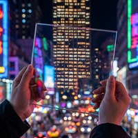 Verre feuilleté ultra-clair à faible teneur en fer, verre de sécurité pour projets de construction haut de gamme