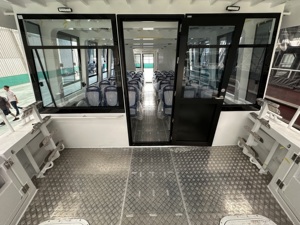 Nouveau bateau ferry catamaran en aluminium avec 60 sièges, 11,6 m x 4 m, double pont pour passagers, essence/gasoline - Product Image 3