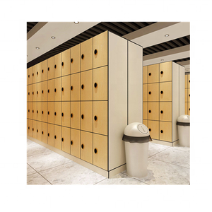 Cartmay Cung Cấp Rfid Khóa Không Thấm Nước Hồ Bơi Lưu Trữ Tủ Gỗ Hạt Hpl Phòng Tập Thể Dục Tủ Với Băng Ghế Cho Phòng Thay Đổi - Product Image 2