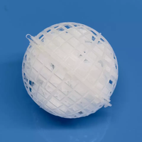 Média d'Emballage Biologique ZY Suspension 100mm PP/PE Vierge Bio Ball MBBR Filtre pour Station d'Épuration des Eaux Usées