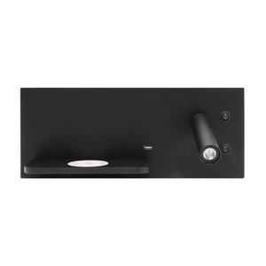 Desk <b>lamp</b> 4000k 130lm, USB + Qi, dual power, dimensions 14x35x14 cm, ideal for lighting and <b>charging</b> - Product Image 1