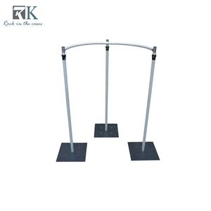 Kit de tréteaux et rideaux de haute qualité en aluminium, structure portable avec base robuste, en vente - Product Image 1