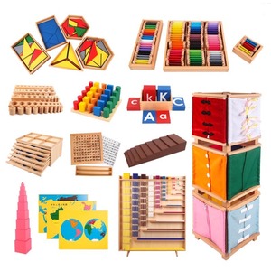 Materiales Didácticos Montessori 0-3 y 4-6 Años Edición Profesional Juego de Madera de 88 Piezas Juguetes Educativos para la Primera Infancia - Product Image 1