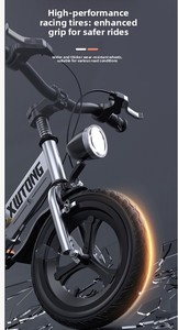 NOUVEAU Vélo Léger <span class=keywords><strong>pour</strong></span> Enfants avec Freins et Coussinets <span class=keywords><strong>de</strong></span> Sécurité, Vélo Pliant Sûr <span class=keywords><strong>pour</strong></span> Enfants <span class=keywords><strong>de</strong></span> 3 à 10 Ans, Garçons et Filles, Siège Réglable - Product Image 4
