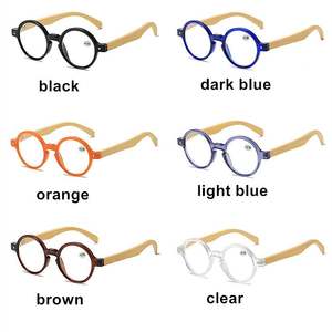 Gafas de Lectura Redondas de Bambú para Hombre y Mujer, con Protección Anti Luz Azul, para Hipermetropía y Presbicia, Venta al Por Mayor - Product Image 6