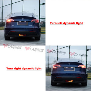 LED Rear Fog Lamp Brake &amp; Turn Signal Tail Light Pilot Light for <strong>Tesla</strong> Model Y Car Accessory - Product Image 3