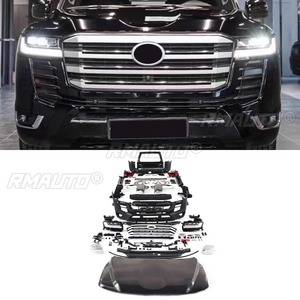 Parrilla Delantera y Alerón Trasero para Toyota Land Cruiser LC200 2016-2021, Kit de Carrocería, Accesorios para Auto - Product Image 1