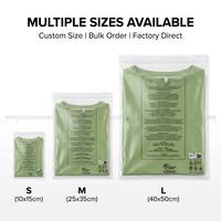 Sac auto-adhésif recyclé durable certifié GRS pour l'emballage de t-shirts, jeans, chaussures, prix direct usine